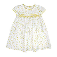 Wild Bee and Floral Smocked Dress