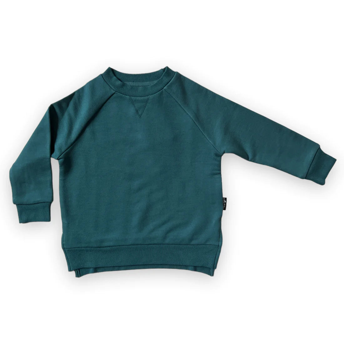 Crew Neck - Peacock Bamboo French Terry