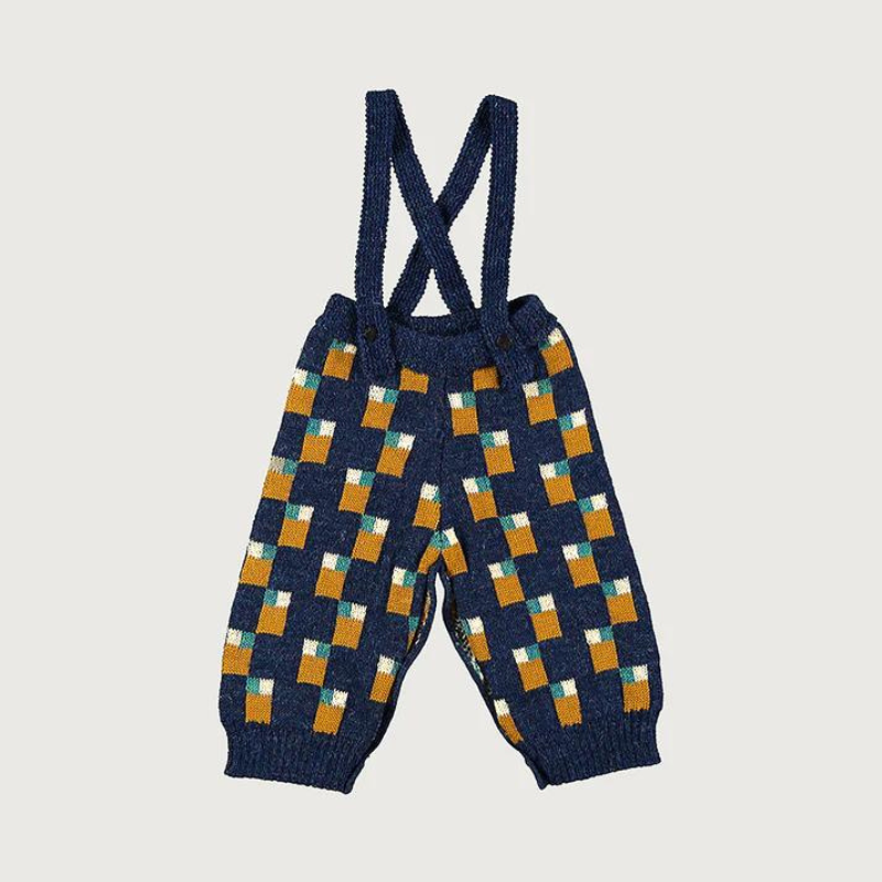 Abstract Art Knitted Baby Trousers