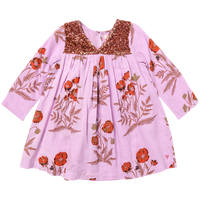 Lavender Poppy Courtney Dress