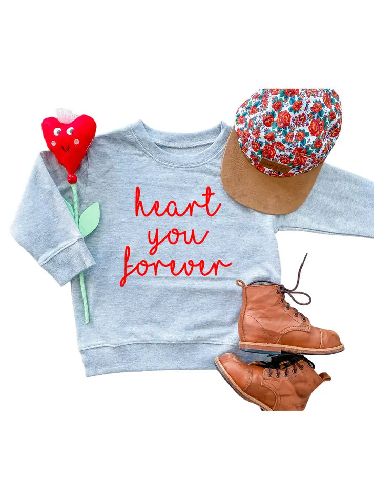 Heart You Forever | Kids Valentines Day Sweatshirt