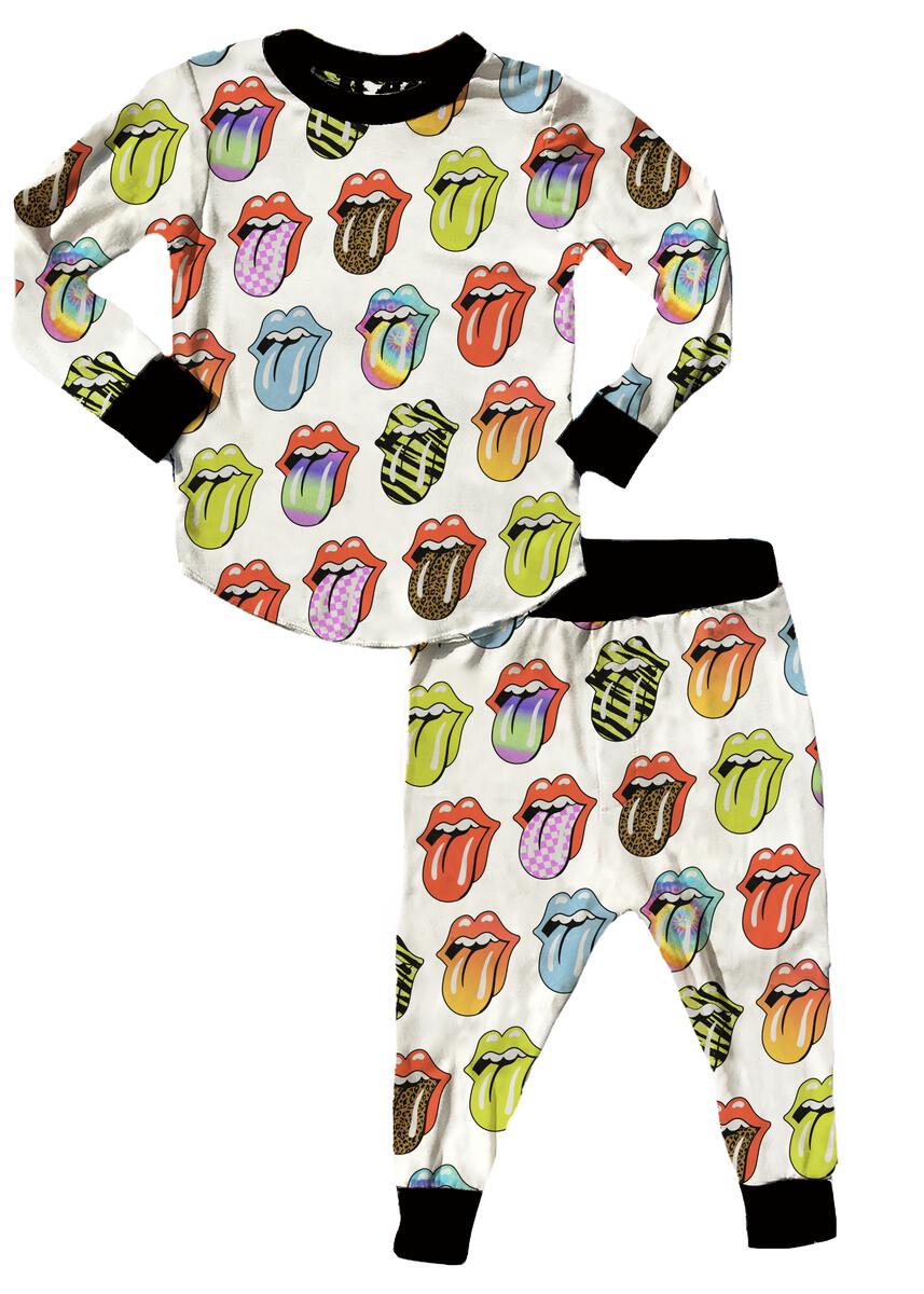 The Rolling Stones Pajama Set