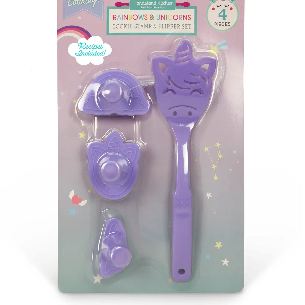 Rainbows & Unicorn Cookie Stamps & Flipper Set