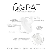 Juniper Cutie PAT Round (Pacifier + Teether)