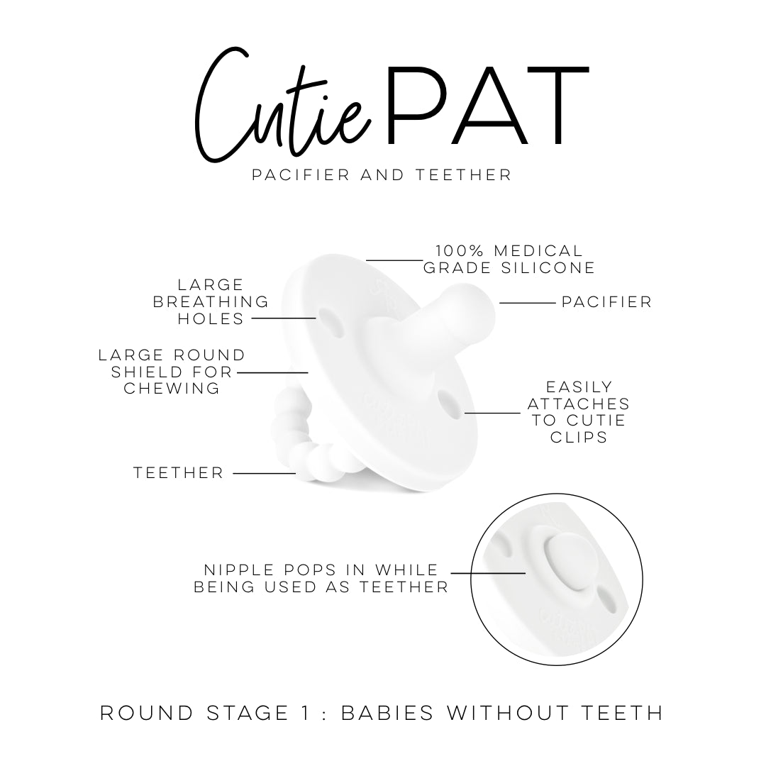 Rosewood Cutie PAT Round (Pacifier + Teether)