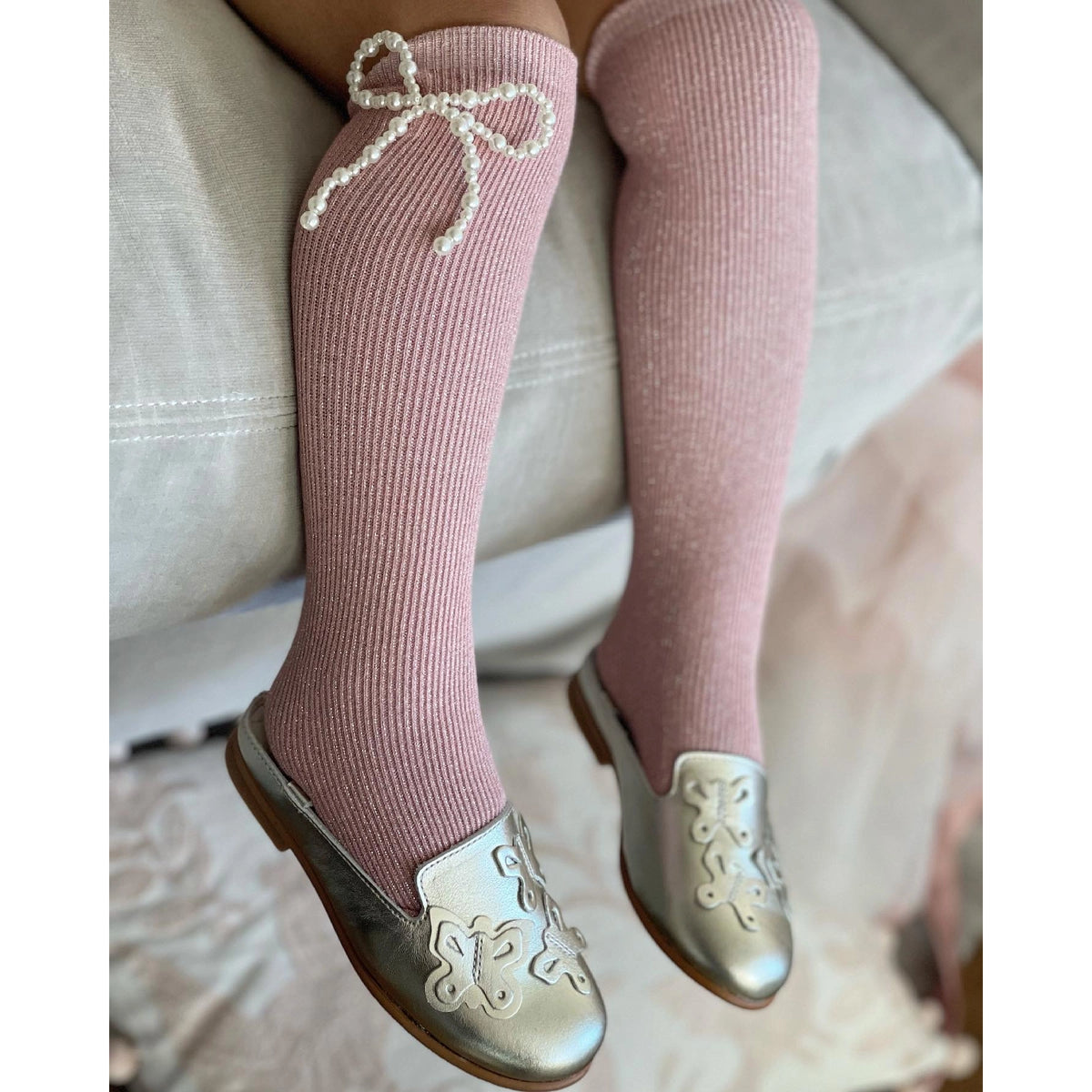 Perla Shimmer Socks