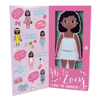 Magnetic Dress Up Character - Zoey