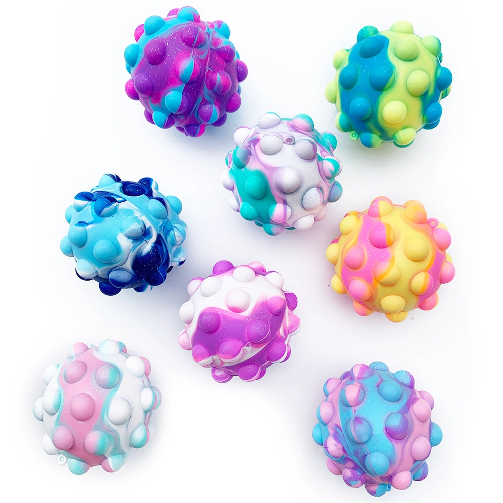 OMG Pop Fidgety 3D - Glitter Tie dye Ball