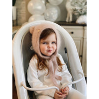Dusty Pink Cashmere Teddy Hat