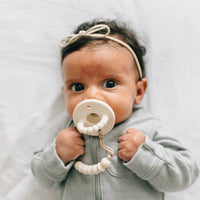Ivory Cutie PAT Round (Pacifier + Teether)