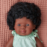 Baby Doll African American Girl 15" in Polybag