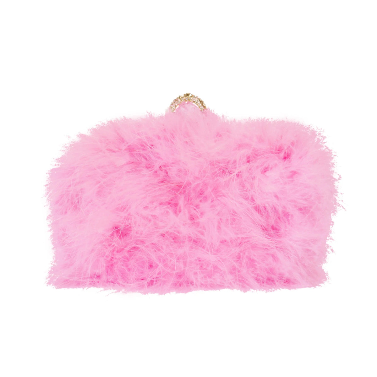 Furry Clutch- Pink