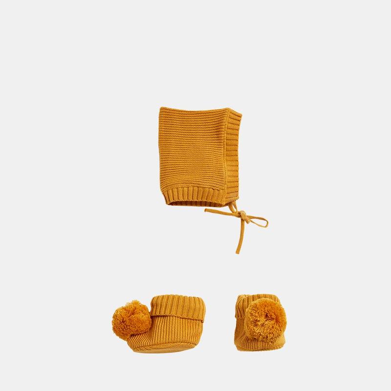 Dinkum Doll Knit Set- Honey