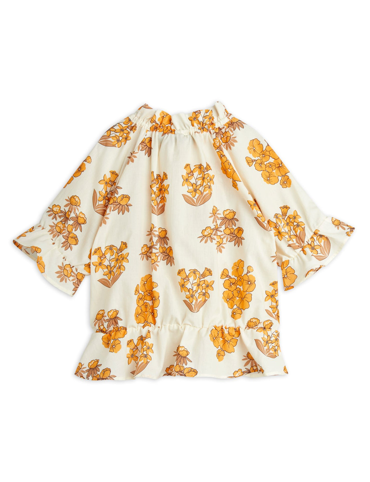 Wildflowers Woven Bow Blouse