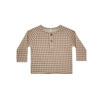 ZION SHIRT | COCOA GINGHAM