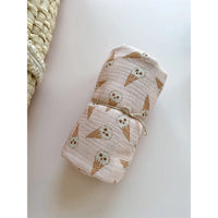 Scary Cones Muslin Swaddle