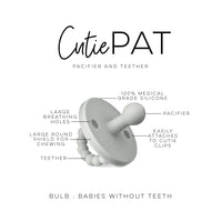 Clear Cutie PAT Bulb (Pacifier + Teether)