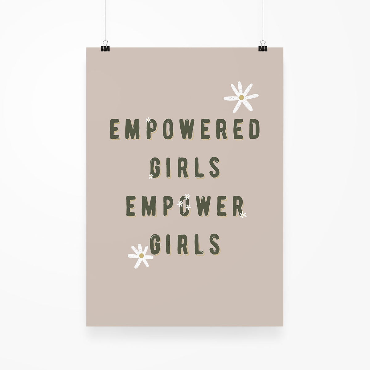 Empowered Girls Empower Girls Art Print (8x10)