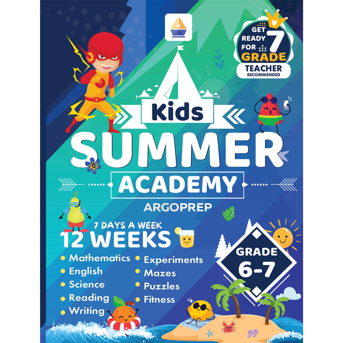 Kids Summer Academy by ArgoPrep: Grade 6-7